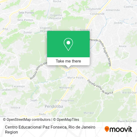 Centro Educacional Paz Fonseca map