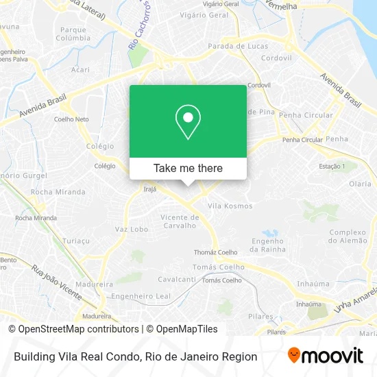 Building Vila Real Condo map