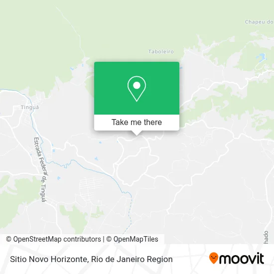 Sitio Novo Horizonte map