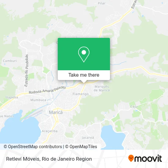 Retleví Móveis map