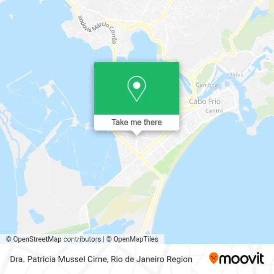 Dra. Patricia Mussel Cirne map