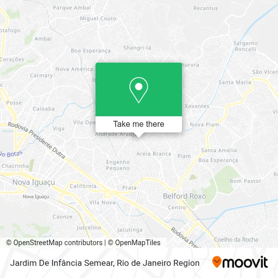 Jardim De Infância Semear map