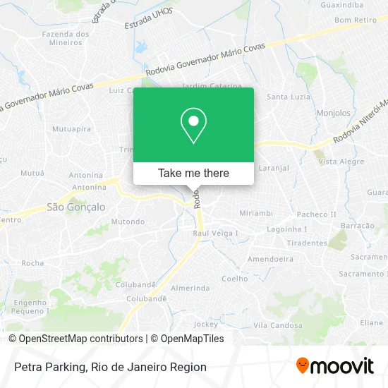 Petra Parking map