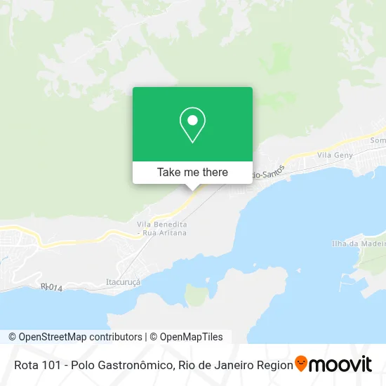 Rota 101 - Polo Gastronômico map