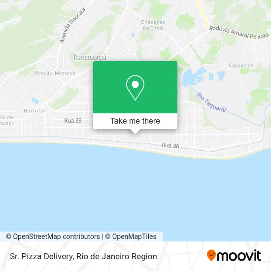 Sr. Pizza Delivery map