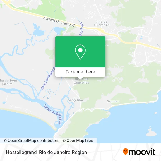 Hostellegrand map