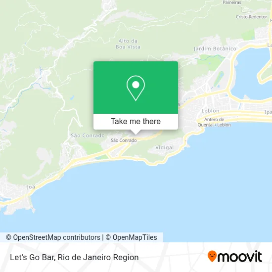 Let's Go Bar map