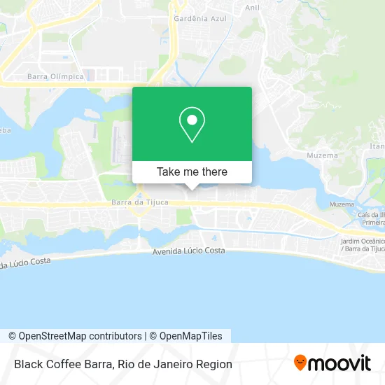 Black Coffee Barra map