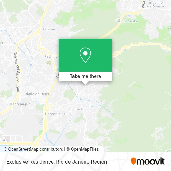 Exclusive Residence map