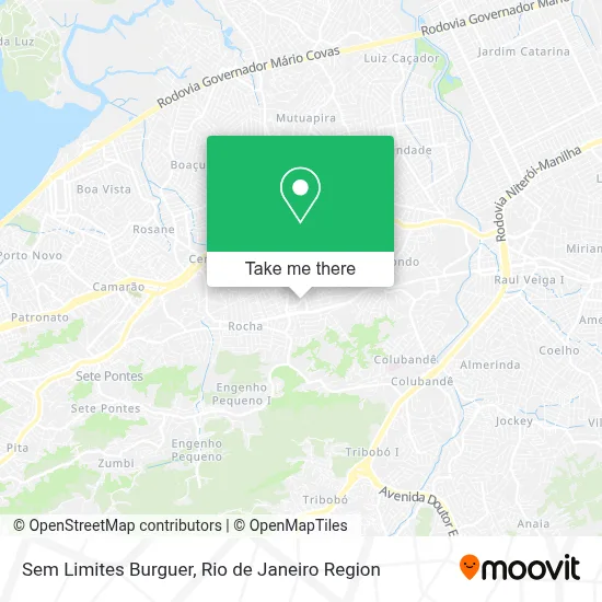Sem Limites Burguer map