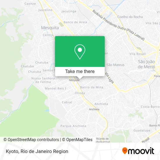Kyoto map