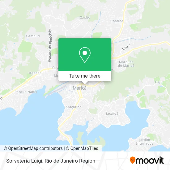 Sorveteria Luigi map
