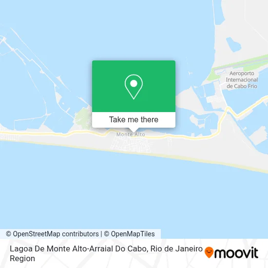 Lagoa De Monte Alto-Arraial Do Cabo map