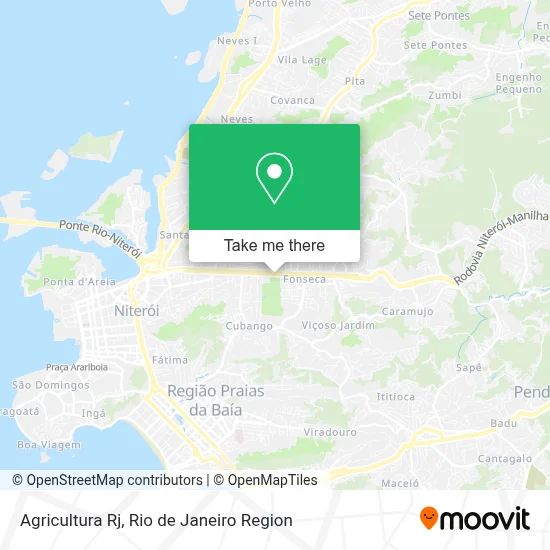 Agricultura Rj map