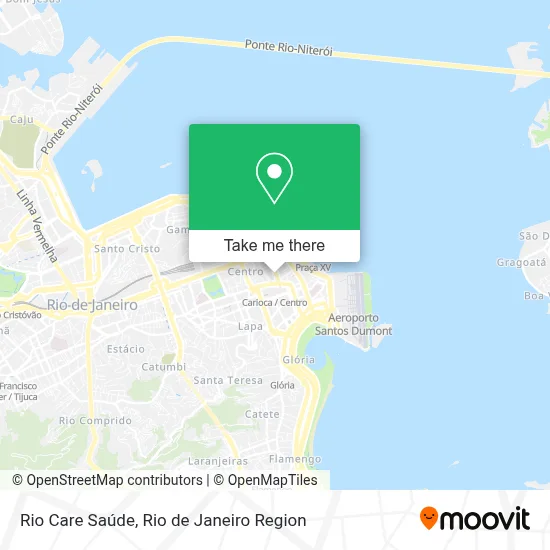 Rio Care Saúde map