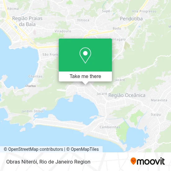 Obras Niterói map
