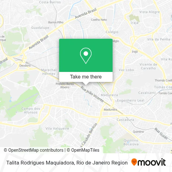Talita Rodrigues Maquiadora map