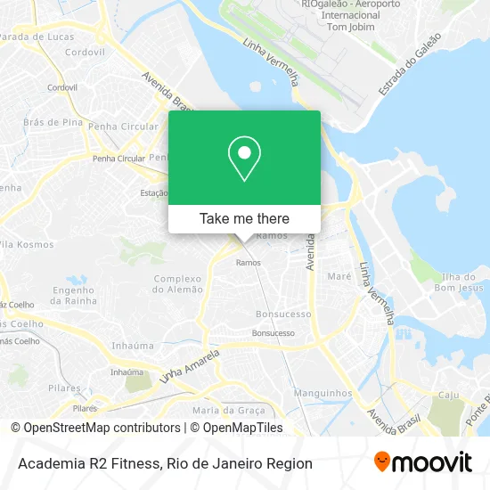 Academia R2 Fitness map