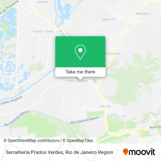 Serralheria Prados Verdes map