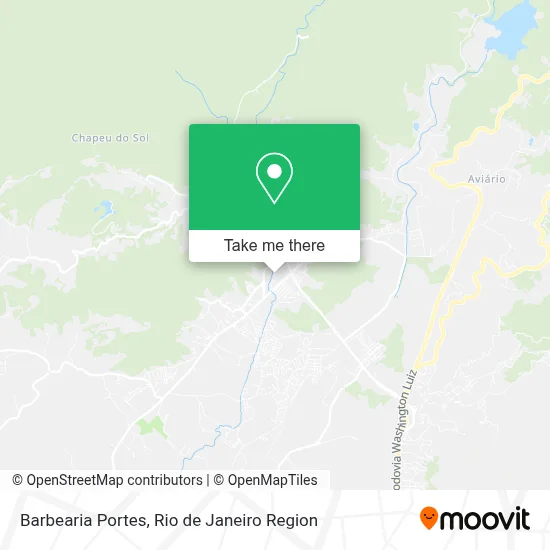 Barbearia Portes map