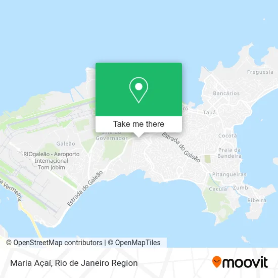 Maria Açaí map