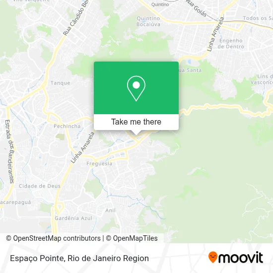 Espaço Pointe map