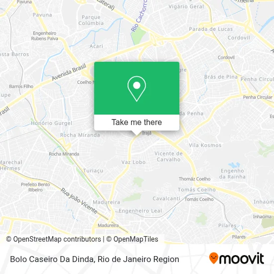 Bolo Caseiro Da Dinda map