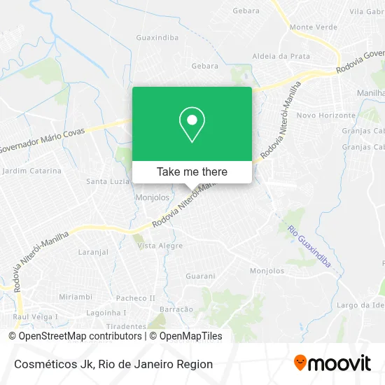 Cosméticos Jk map