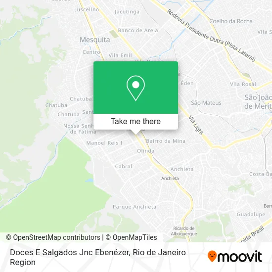 Doces E Salgados Jnc Ebenézer map