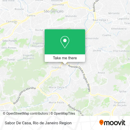 Sabor De Casa map