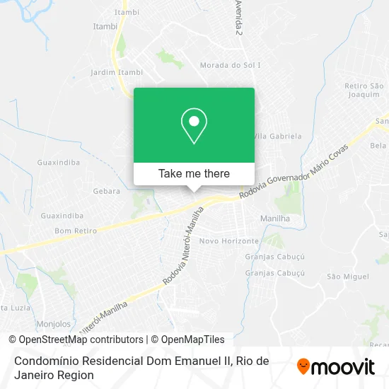 Condomínio Residencial Dom Emanuel II map