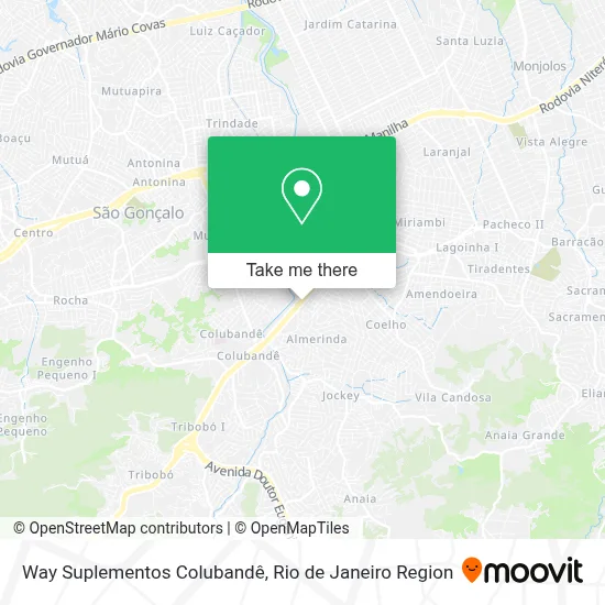 Way Suplementos Colubandê map