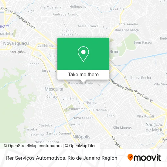 Rer Serviços Automotivos map