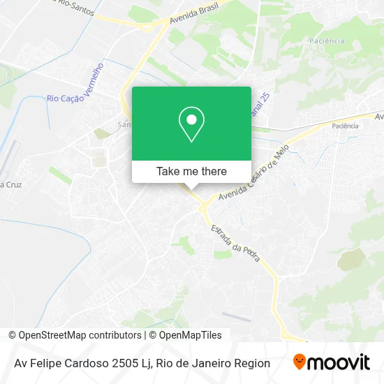 Av Felipe Cardoso 2505 Lj map