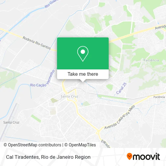 Cal Tiradentes map