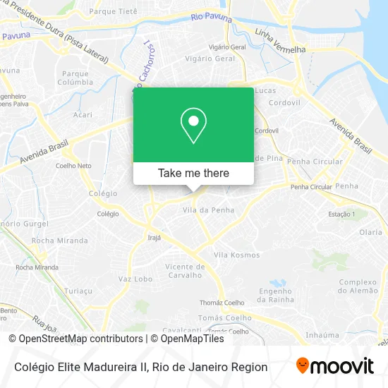 Colégio Elite Madureira II map