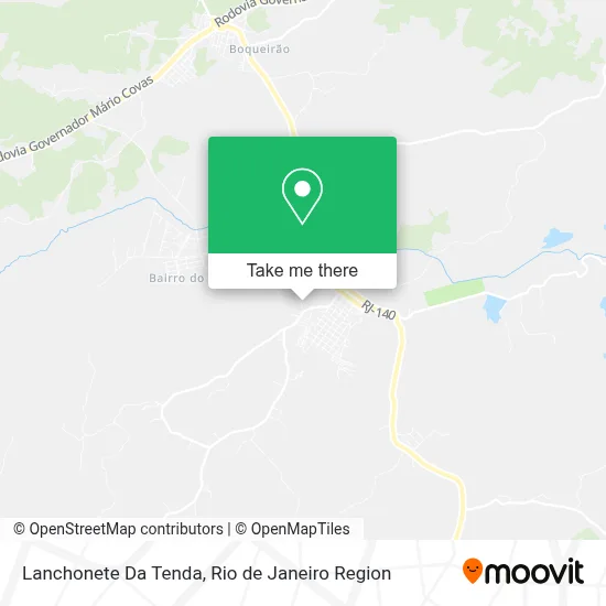 Lanchonete Da Tenda map