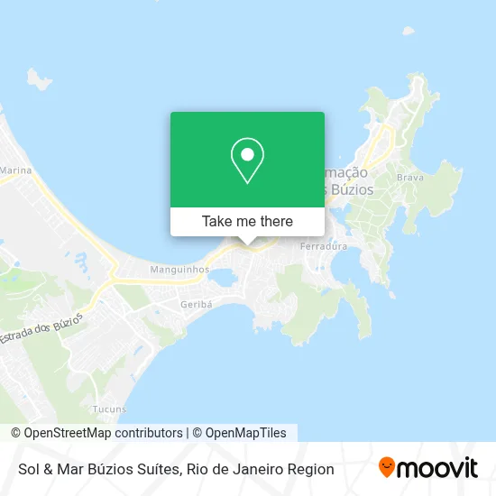 Sol & Mar Búzios Suítes map