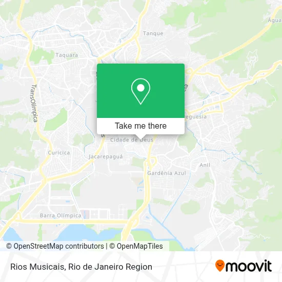 Rios Musicais map