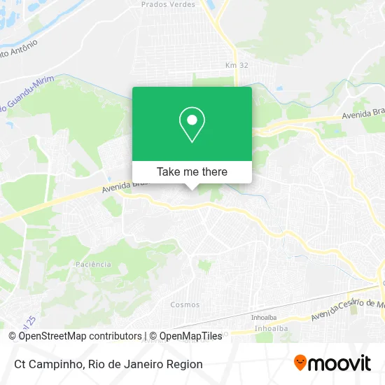 Ct Campinho map
