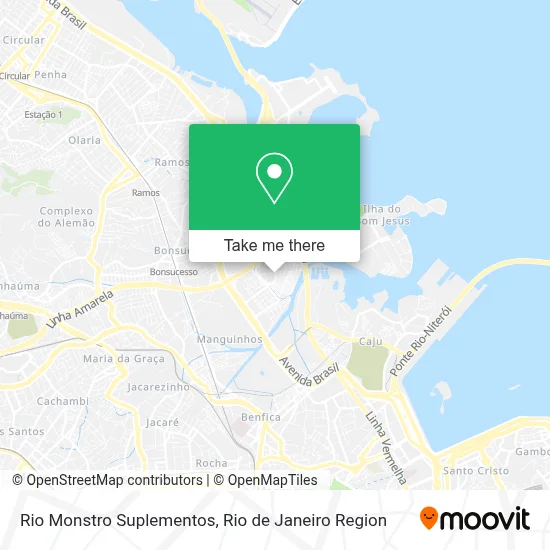 Rio Monstro Suplementos map