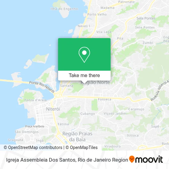 Igreja Assembleia Dos Santos map