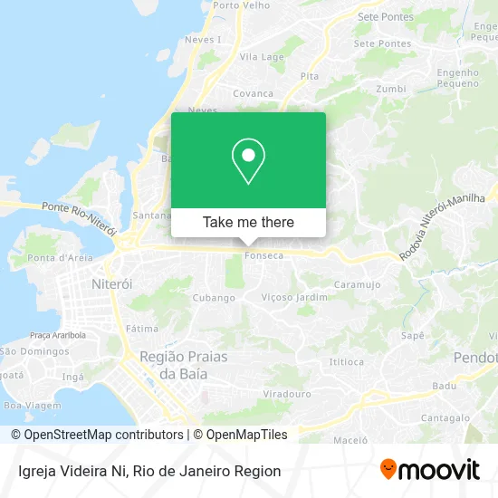 Igreja Videira Ni map
