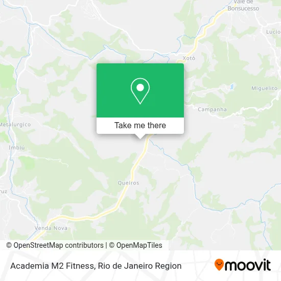 Academia M2 Fitness map