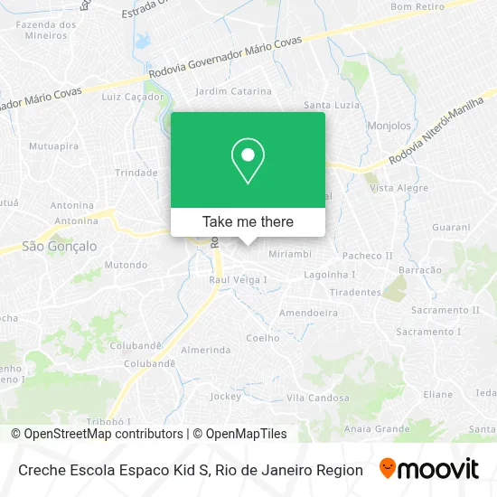 Creche Escola Espaco Kid S map