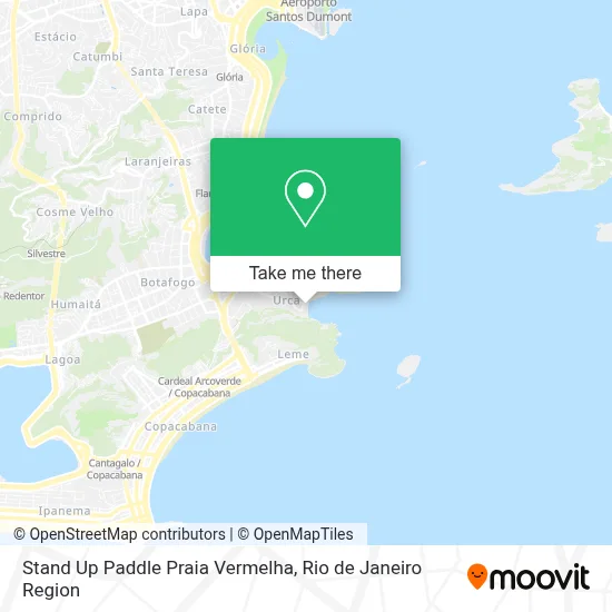 Stand Up Paddle Praia Vermelha map