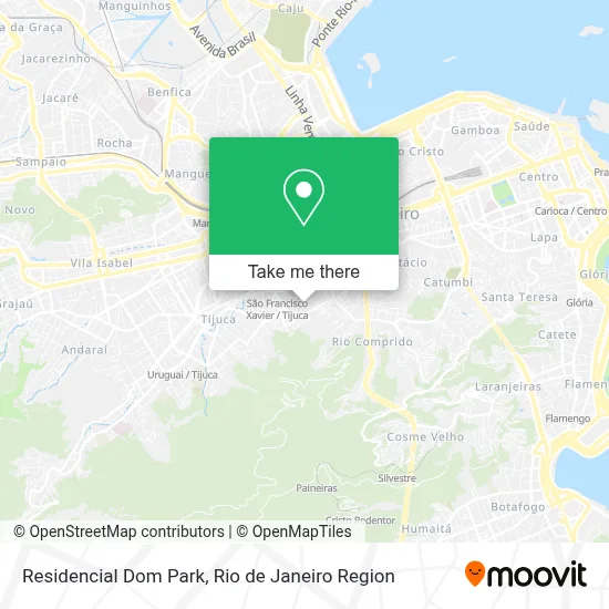 Residencial Dom Park map
