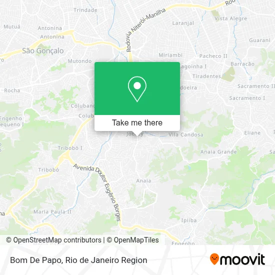 Bom De Papo map