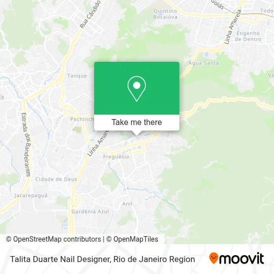 Talita Duarte Nail Designer map