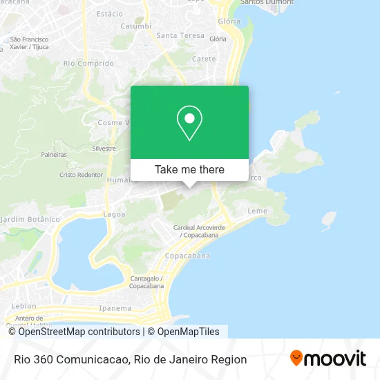 Rio 360 Comunicacao map